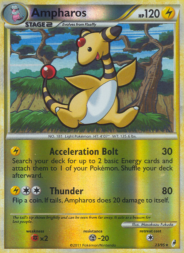 Call of Legends Ampharos #23/95 reverse holo